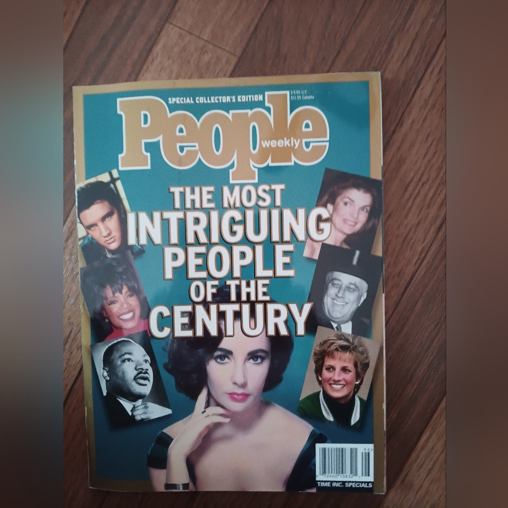 SPECIALCOLLECTORSEDITIONPEOPLEWEEKLY THE MOST INTRIGUINGPEOPLEOF THECENTURY. 199
